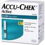 Accu-Chek Active Glucometer Test Strips Box Of 100 (50 X 2)