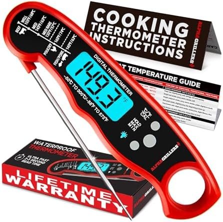 Alpha Grillers Meat Thermometer Digital