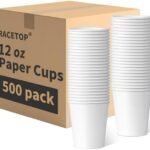 RACETOP [500 pack] Disposable Coffee Cups
