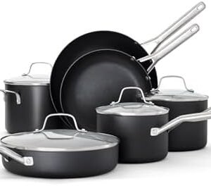 Calphalon® Hard-Anodized Nonstick 10-Piece Cookware Set